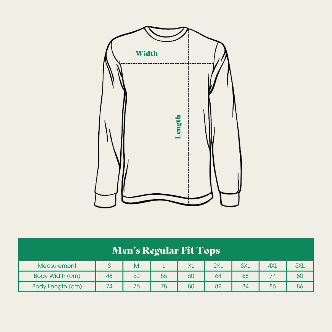 Mens Smiley-ish Long Sleeve T-Shirt
