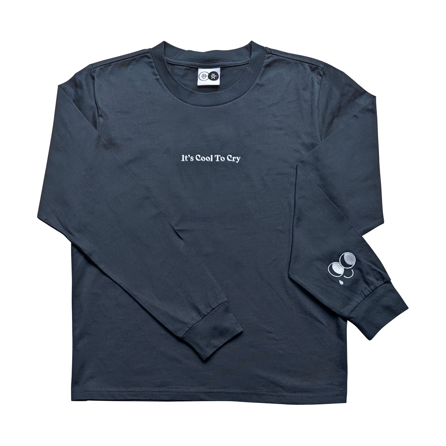 Womens Smiley-ish Long Sleeve T-Shirt
